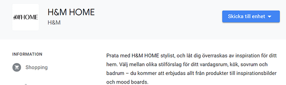 h&m home google assistent action - smartahogtalare.se