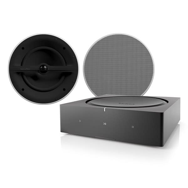 Sonos AMP + CCM362 + Phantom Backbox Uni 25L Högtalarsystem